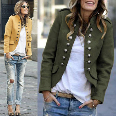 Trendy Button Coat