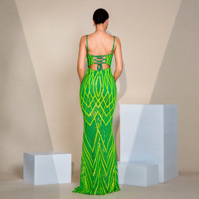 Women's Sequin Evening Dress - Shé Hauté