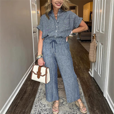 Striped Suit Set
