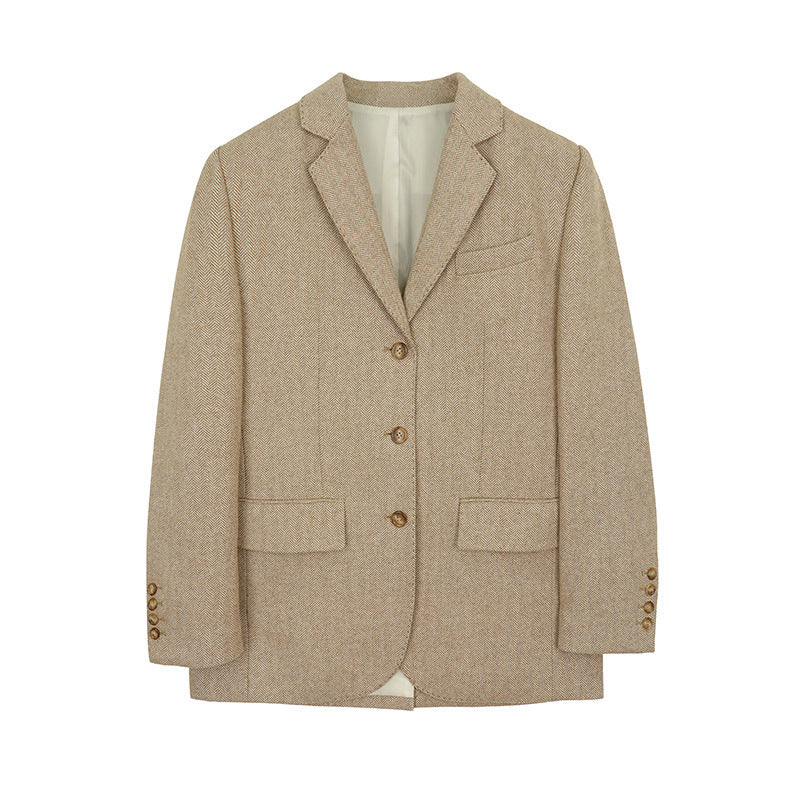 Blazer en laine tendance
