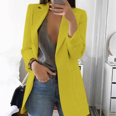 Blazer à revers slim