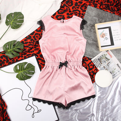 Satin Halter Pajamas