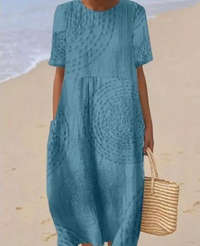 Printed Fit Dress