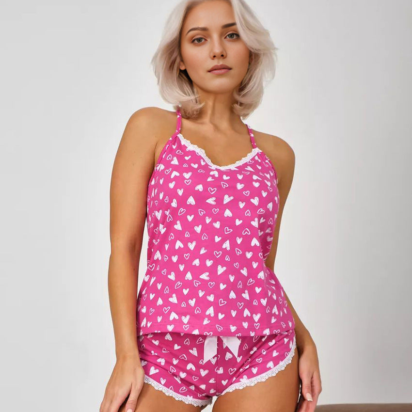 Love Strap Pajama Set
