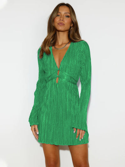 Robe à lacets et paillettes