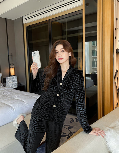Ensemble pyjama en velours