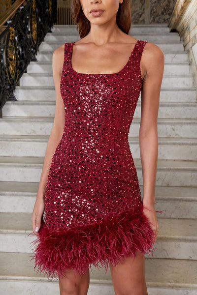Sling Sequin Dress