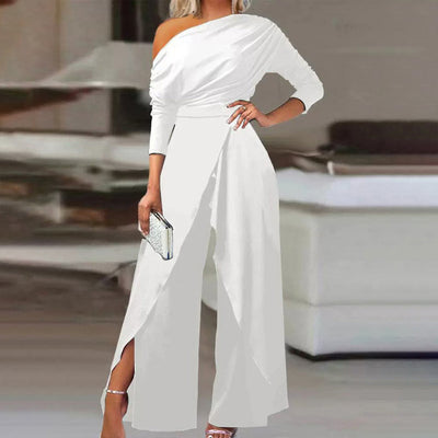 Party Pleated Waist Jumpsuit