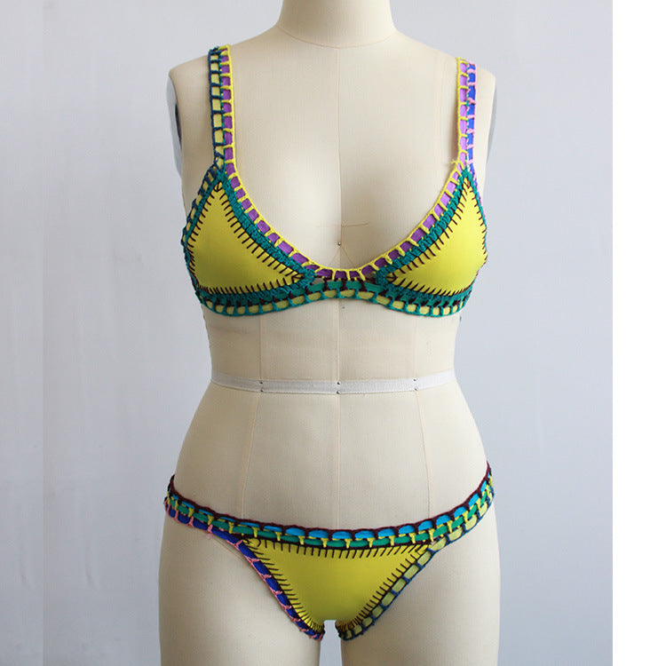 Hand-woven beach Bikini - Shé Hauté