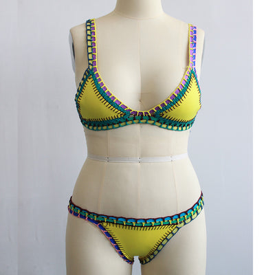 Hand-woven beach Bikini - Shé Hauté