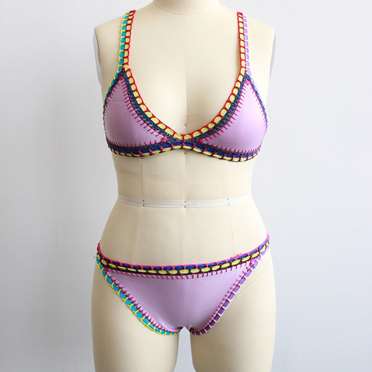 Hand-woven beach Bikini - Shé Hauté