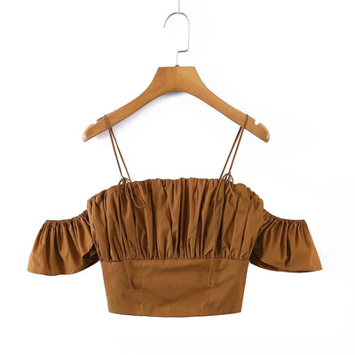 Bud Pleat Tie Top