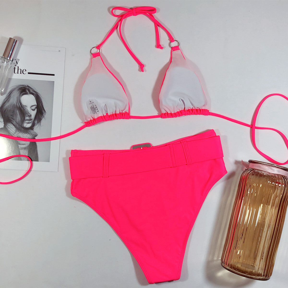 Printed halter bikini - Shé Hauté