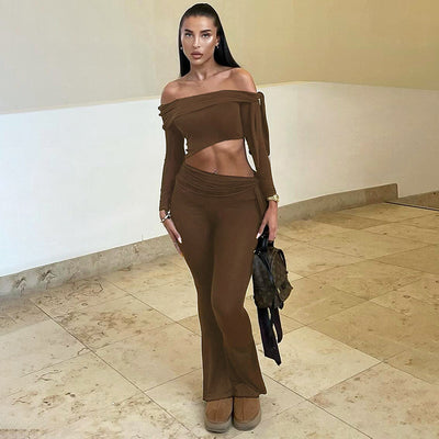 Off Shoulder Suit Top