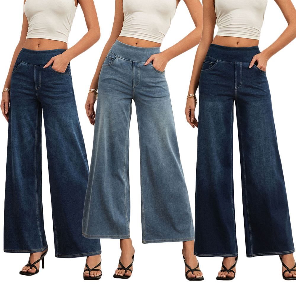 Denim à jambes larges
