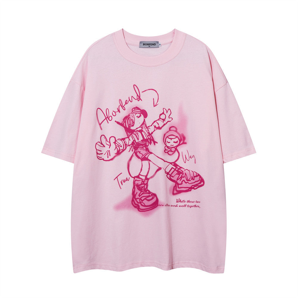 Cartoon Cotton Tee
