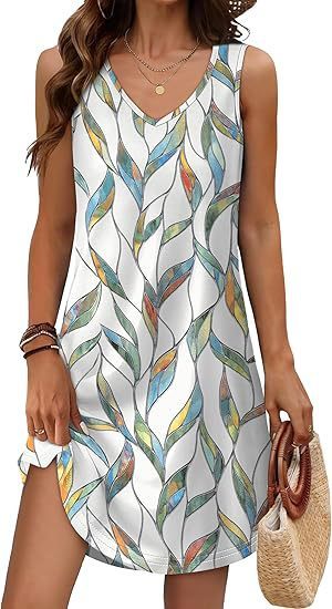 Robe fleurie coupe ample