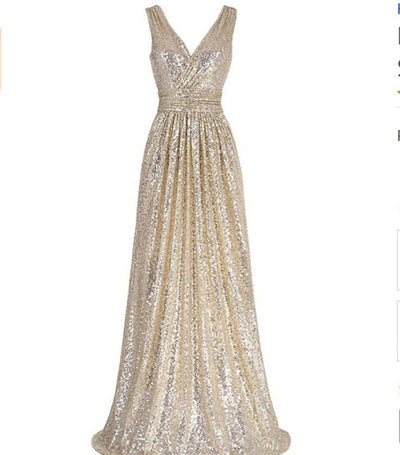 Robe à paillettes slim