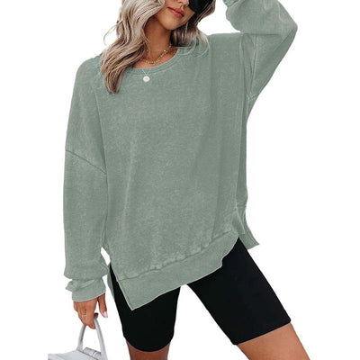 Women's Waffle Knit Sweatshirt