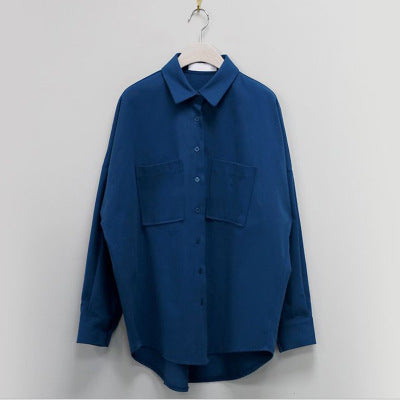 Women's Cotton Pocket Shirt