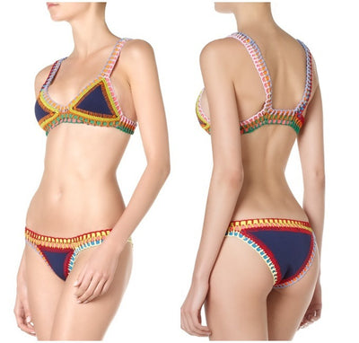 Hand-woven beach Bikini - Shé Hauté