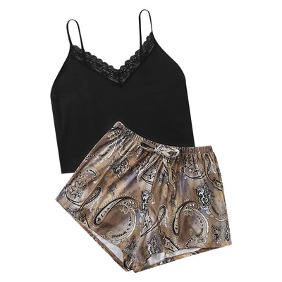 Printed Silk PJs