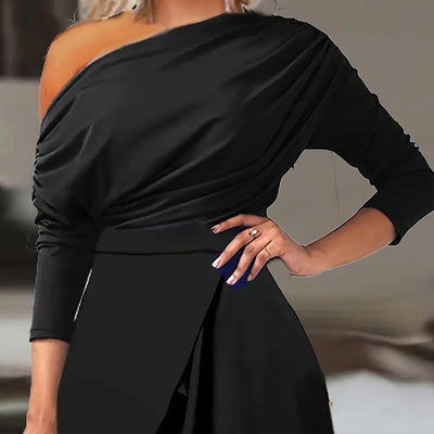 Party Pleated Waist Jumpsuit