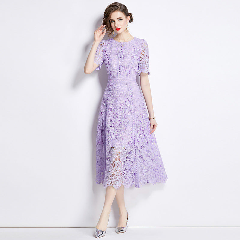 Robe en dentelle chic
