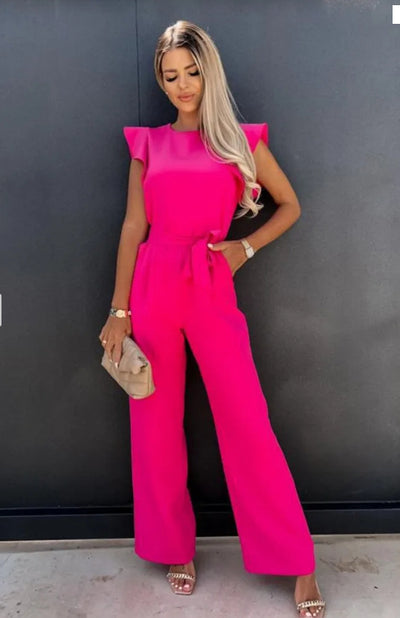 Waist Trim Jumpsuit