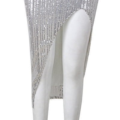 Sequin Strap Dress