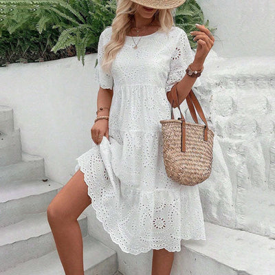 Lace Embroidered Dress Shé Hauté