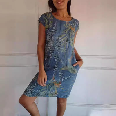 Robe imprimée coupe ample