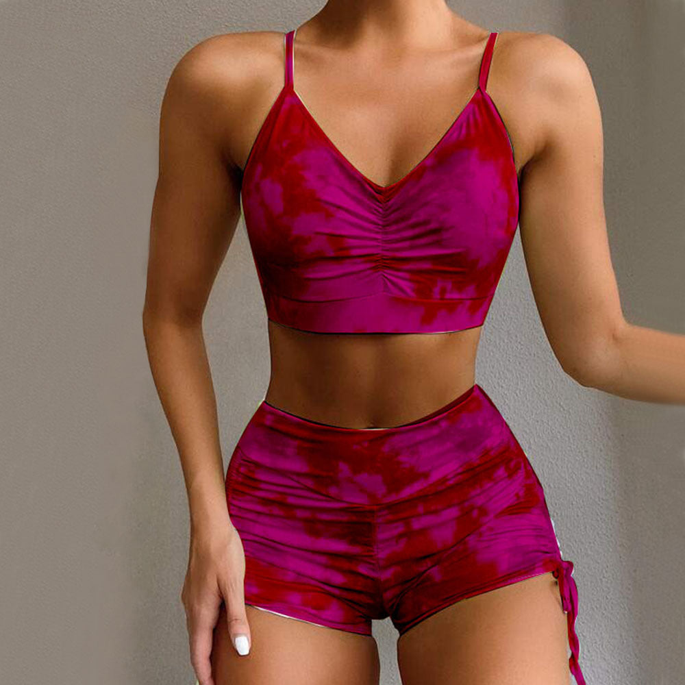 Women's Tie-Dye Brazilian Bikini Set - Shé Hauté