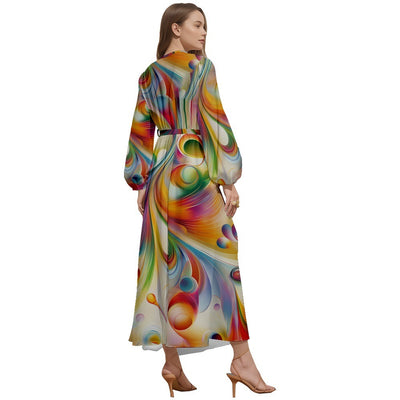 Robe à imprimé numérique