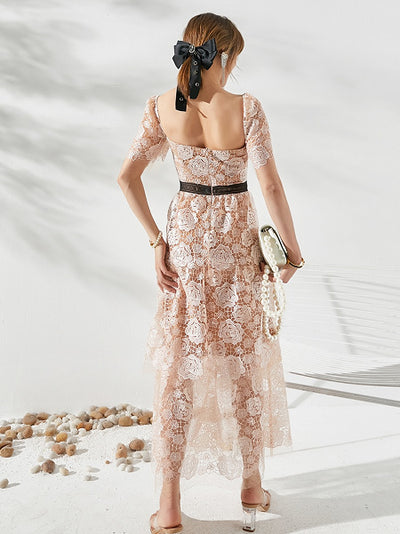 Rose Lace Dress