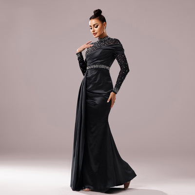 Women's Long Sleeve Pearl Dress - Shé Hauté