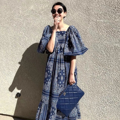 Robe bouffante décontractée