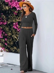 Ensemble de costume de couleur unie