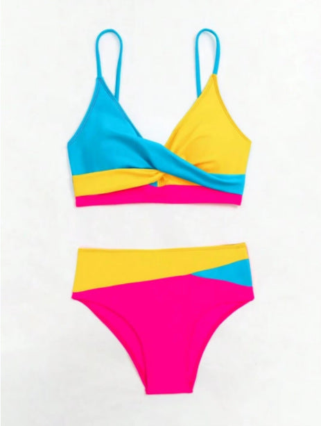 Color Block Bikini Set – Women - Shé Hauté