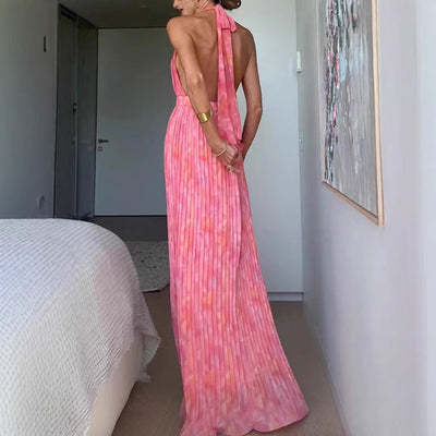 Deep V Party Dress