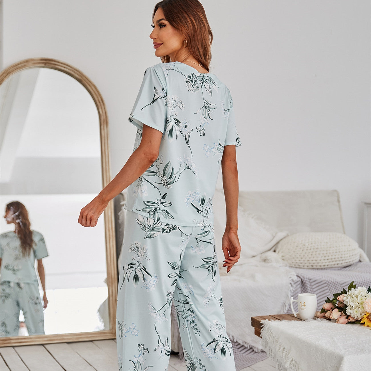 Ensemble pyjama fleuri