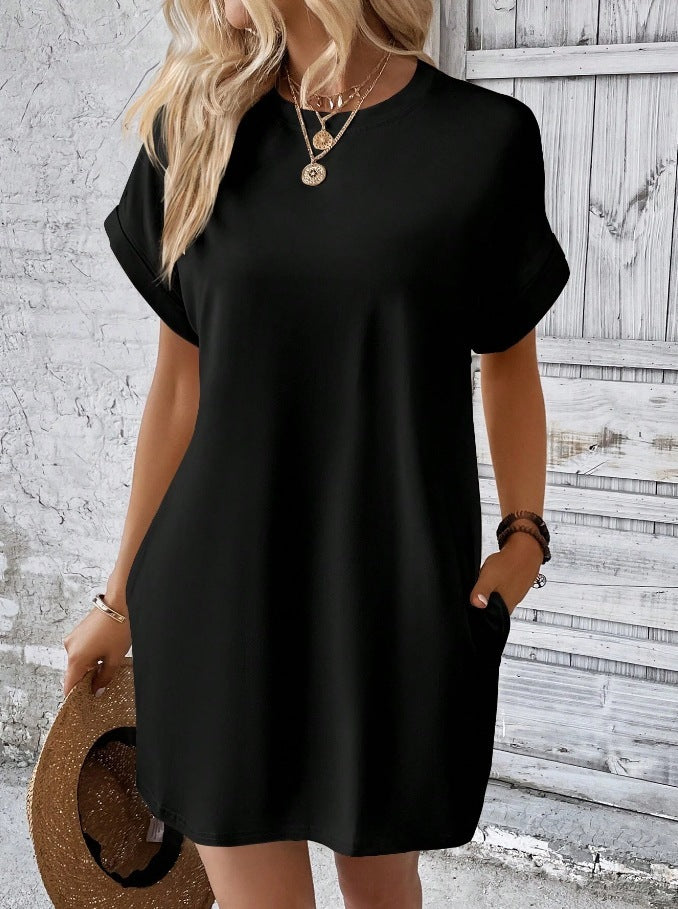 Solid Color Summer Dress