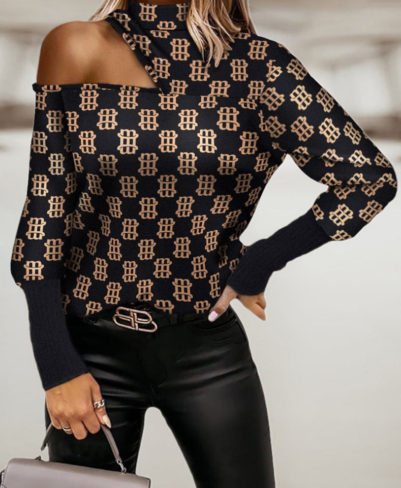 Geometric Long Sleeve Top