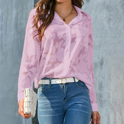 Casual Long Sleeve Top – Women