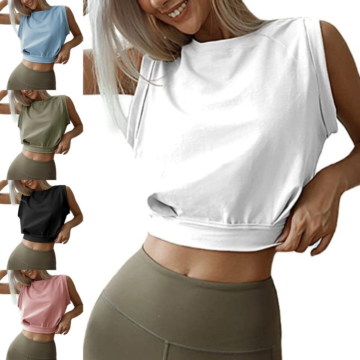 Women's Cropped Fitness Tank