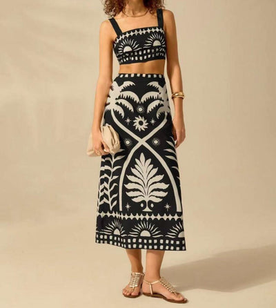 Robe imprimée chic