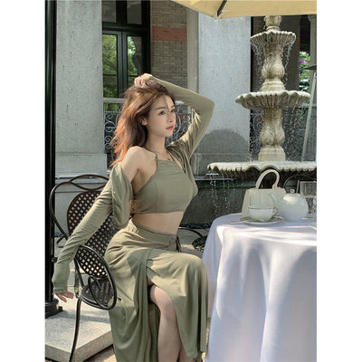 Ensemble jupe d'été grande taille