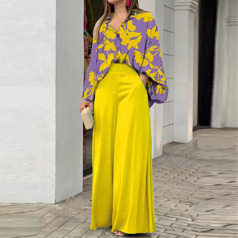 Printed Shirt Set