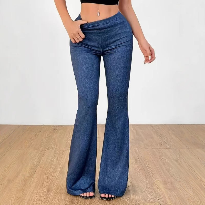 High Waist Bell-Bottom Jeans – Women - Shé Hauté