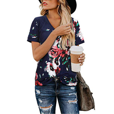 Women's Loose V-Neck Tee